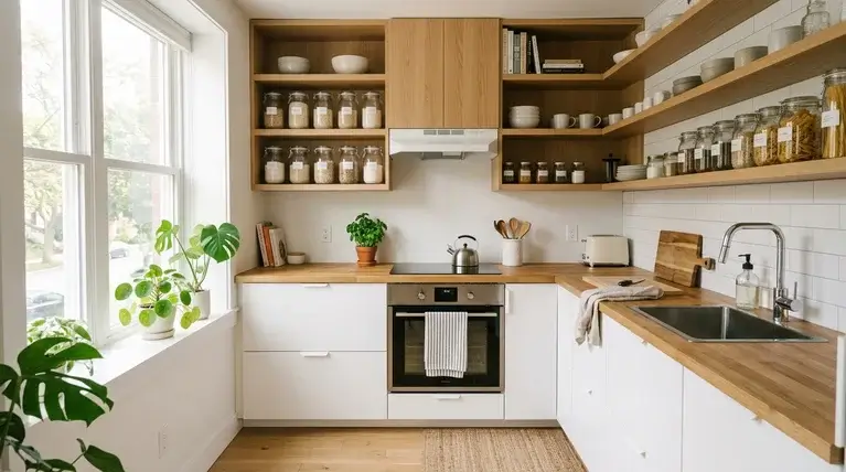 Como Organizar Armários de Cozinha Pequena Aproveitando o Espaço Vertical