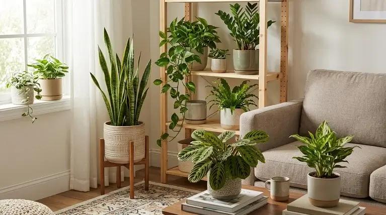 7 Plantas Resistentes à Sombra Perfeitas para Decorar a Sala