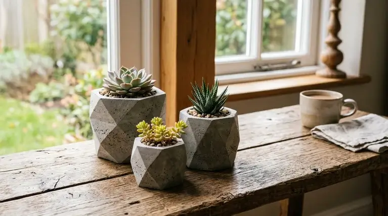 Como Fazer Vasos de Cimento Geométricos: Passo a Passo Simples para Iniciantes